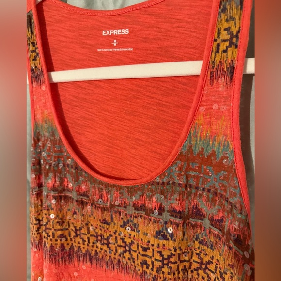 Multicolor Bohemian Striped Express Tank - Picture 3 of 5